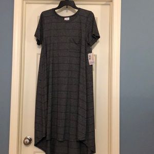 LuLaRoe Medium Carly Gray NWT